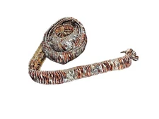 Rust Metallic Pleated Upholstery Trim Ribbon – 4.889 Yards – Vintage Home Décor