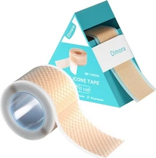 Dimora Silicone Medical Tape - Hypoallergenic First Aid Tapes with Easy Tear Des