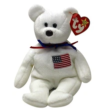 Ty Beanie Baby Libearty 1996 - MWMT (Bear 1996) Patriotic -  (SP)