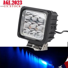 Universal 27W LED Work Light Spot Beam Headlight Blue for Agriculture Tractors