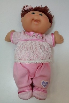 Cabbage Patch Kids Doll Pink Lace Outfit Nappy  Play Along Laughing