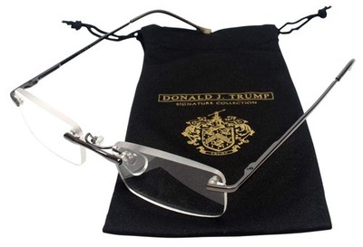 Calabria Donald Trump DTR 10 Reading Glasses +2.00 Gunmetal Readers MAGA Trump G