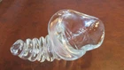 1950s Vintage Licio Zanetti  Murano Glass Conch Shell Sculpture, 16 inches