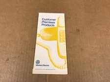 Vintage Western Electric - Customer Premises Products Booklet