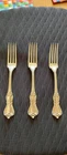 3 REED & BARTON STERLING SILVER DINNER FORKS
