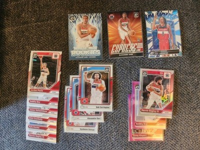 2024-25 Panini Donruss Optic Washington Wizards Team lot- Carrington and more