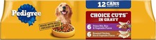 Pedigree Choice Cuts Adult Wet Dog Food Variety Pack   13.2 oz Cans 12 Count ,