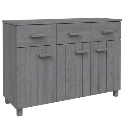 Sideboard Bar Buffet Console Cabinet with Drawers HAMAR Solid Wood Pine vidaXL