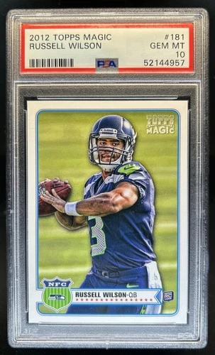 2012 Topps Magic Russell Wilson RC Rookie #181 Seahawks PSA 10 GEM MINT