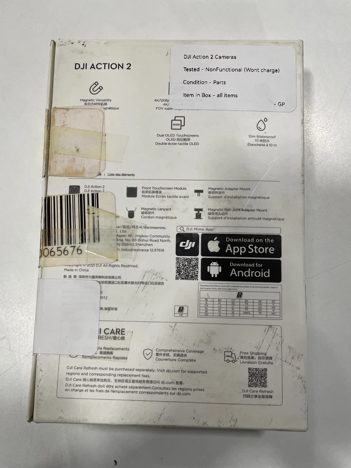 DJI Action 2 Dual Screen Combo Action Camera - Image 2 of 2