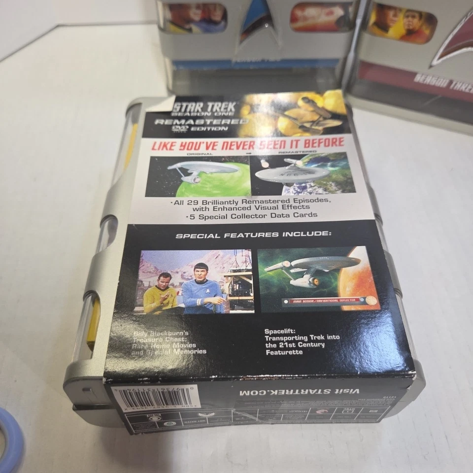 Star Trek The Complete Original Series Season 1-3 Remastered DVD Edition 1,2,3 Foto 3 de 4