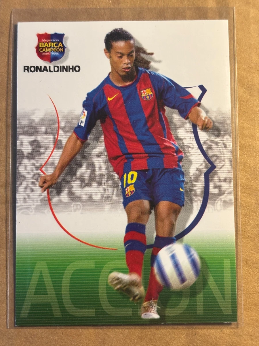PANINI MEGA FICHAS 03-04 ロナウジーニョ ジャージカード バルセロナ