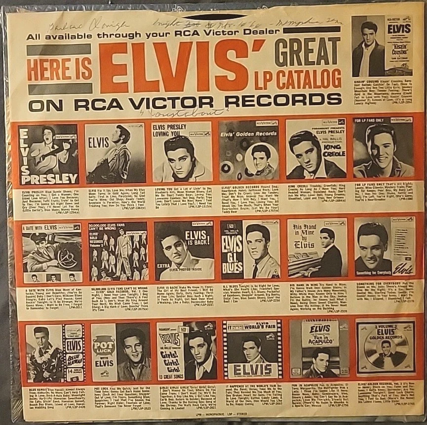 Elvis Presley LPM-2999 Roustabout LP H 3S/12S MONO Original 1964 NM - Image 4 of 4