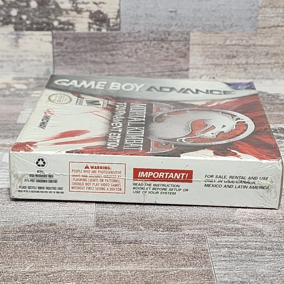 Mortal Kombat Tournament Edition Nintendo GBA Factory Sealed - Ultra Rare - Image 4 of 4