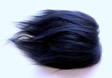 Troll Wig Replacement Icelandic Doll Hair for DAM Trolls 4 x 4" Jet Black