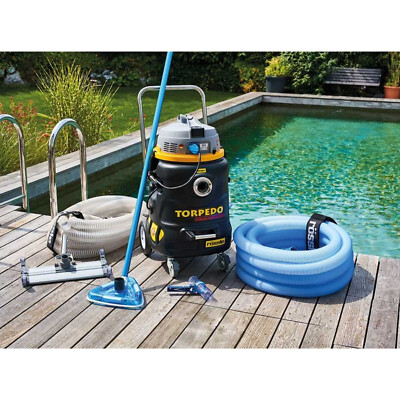TORPEDO Teichschlammsauger zur Reinigung Teich Schwimmteich inkl. Profi