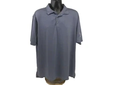 Peter Millar Polo Shirt Mens XL Blue Roch Summer Comfort TPC Craig Ranch Golf