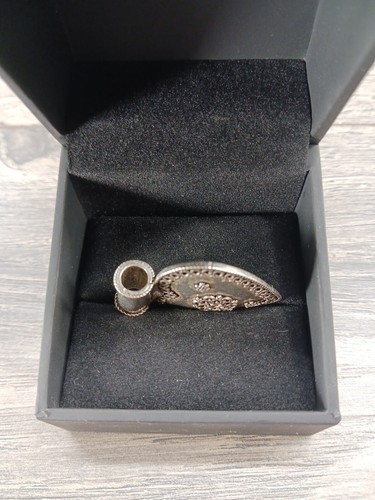 Sterling Pendant 1 3/4” pear shape with designs Heart Shape 1 1/8" With Designs. - Picture 13 of 17