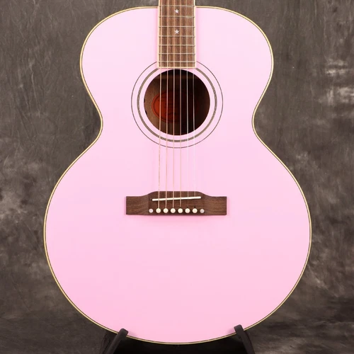 Epiphone / Inspired by Gibson Custom J-180 LS Pink Actual image S/N 23121500875