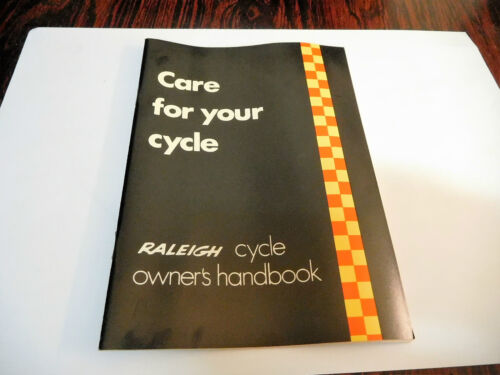 Vintage RALEIGH bicycle cycle handbook  Chopper etc NOS 1970s - Photo 1 sur 6