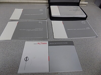 2006 Nissan Altima Owners Manual book With Case eBay