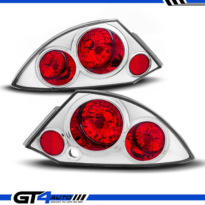 #ad #ad 2000 2005 Mitsubishi Eclipse Euro Chrome Replacement Brake Tail lights Set $54.99