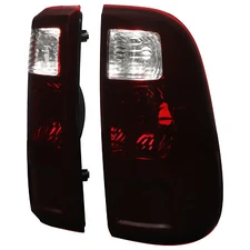 Left&Right Side Smoke Tail Lights Lamp For Ford F-250 F-350 Super Duty 2008-2016