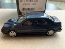 ALFA ROMEO 155 STREET 1992 1/43 RESIN CAR MODEL BY BBR MODELS PROJECT 43