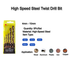 HSS Cobalt Metal Drill Bit Set Quality High Speed Metric Tool 1mm-13mm