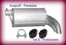 Endschalldämper Auspuff für Seat Alhambra 1.9TDi (7V8/9) 90 -150PS ab 05/00 +Kit