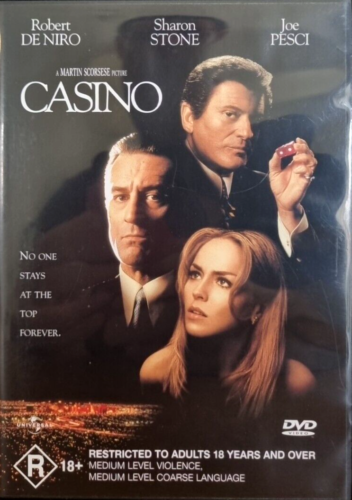 Casino (DVD, 1995) Martin Scorsese, Robert DeNiro, Region 2,4 PAL - Like New - Picture 1 of 3