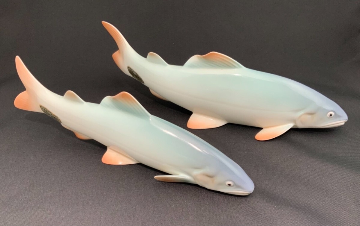 Noritake BONE CHINA 魚 置物 フィギュア 希少なノリタケボーン