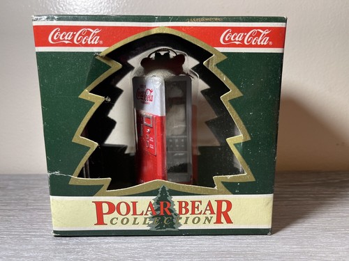 Coca Cola Automat Mischief 1995 Neu Eisbär Ornament Sammlung Neu