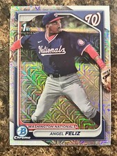 Angel Feliz 2024 Bowman Chrome Prospects Mojo Refractors #BCP-198
