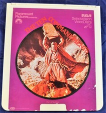 RCA VideoDisc CED - The Ten Commandments, 1956 - 2 Disc Set - Paramount