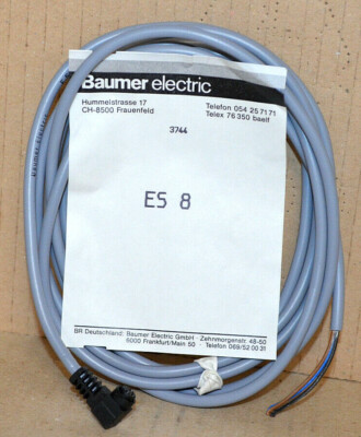 Baumer Electric ES 8 Sensorkabel NEU OVP