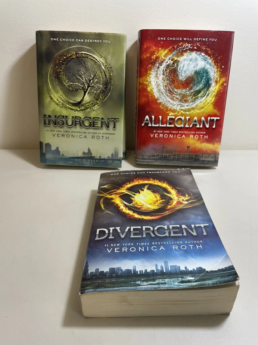 Divergent Series Veronica Roth Books 1-3 PB Insurgent Allegiant.