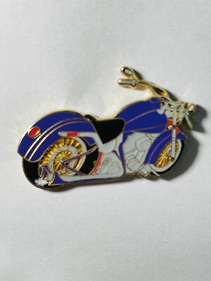 PIN HARLEY-DAVIDSON MOTOR CYCLES BLUE
