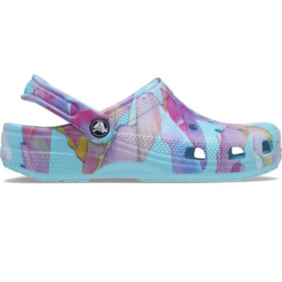 NWT Crocs Unisex Neptune Classic Palm Print Clog Size 9 M  display picture 1