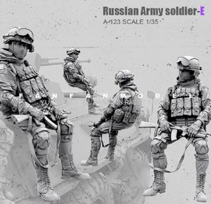 1//35 Resin Figure Model Kit Russian Soviet Soldier Special Forces War Unpainted