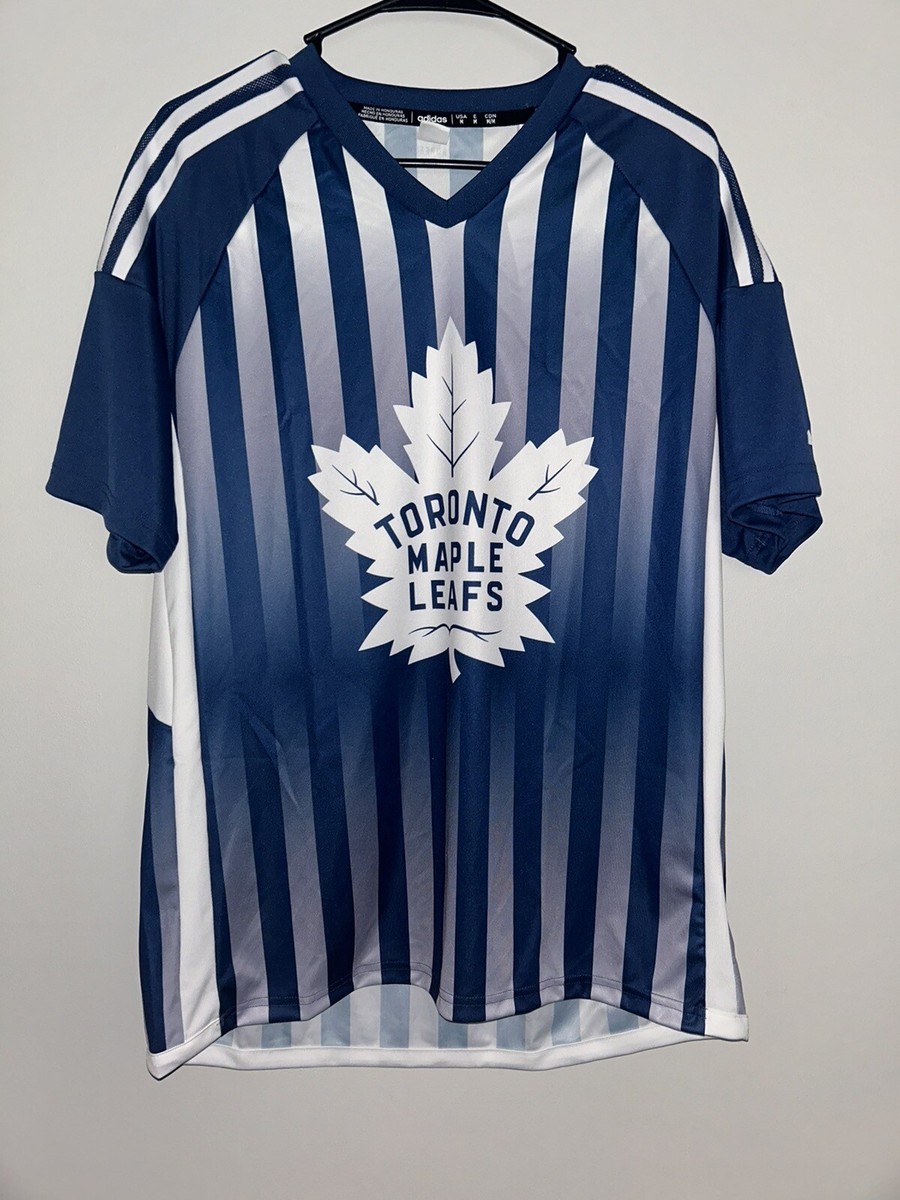 ADIDAS NHL MENS TORONTO MAPLE LEAFS SOCCER TOP JERSEY SIZE MEDIUM NWT
