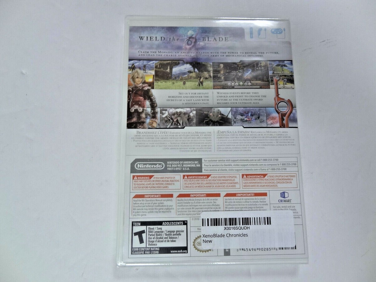 WII Xenoblade Chronicles - NEW FACTORY SEALED U Official North