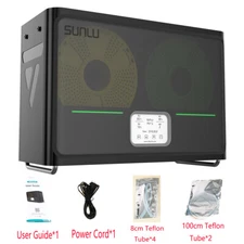 SUNLU S4 Filament Dryer Box Black,Weight 4.8KG,Hold 4 Rolls 1KG Filament at once