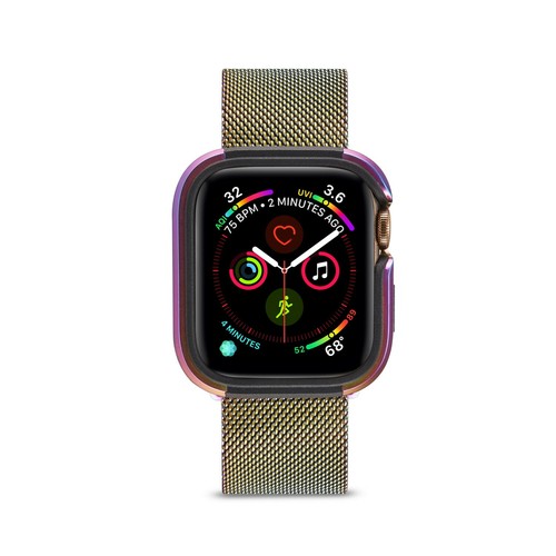 Funda protectora con marco protector de aluminio para Apple Watch iWatch 40/44/41/4 mm - Imagen 28 de 83