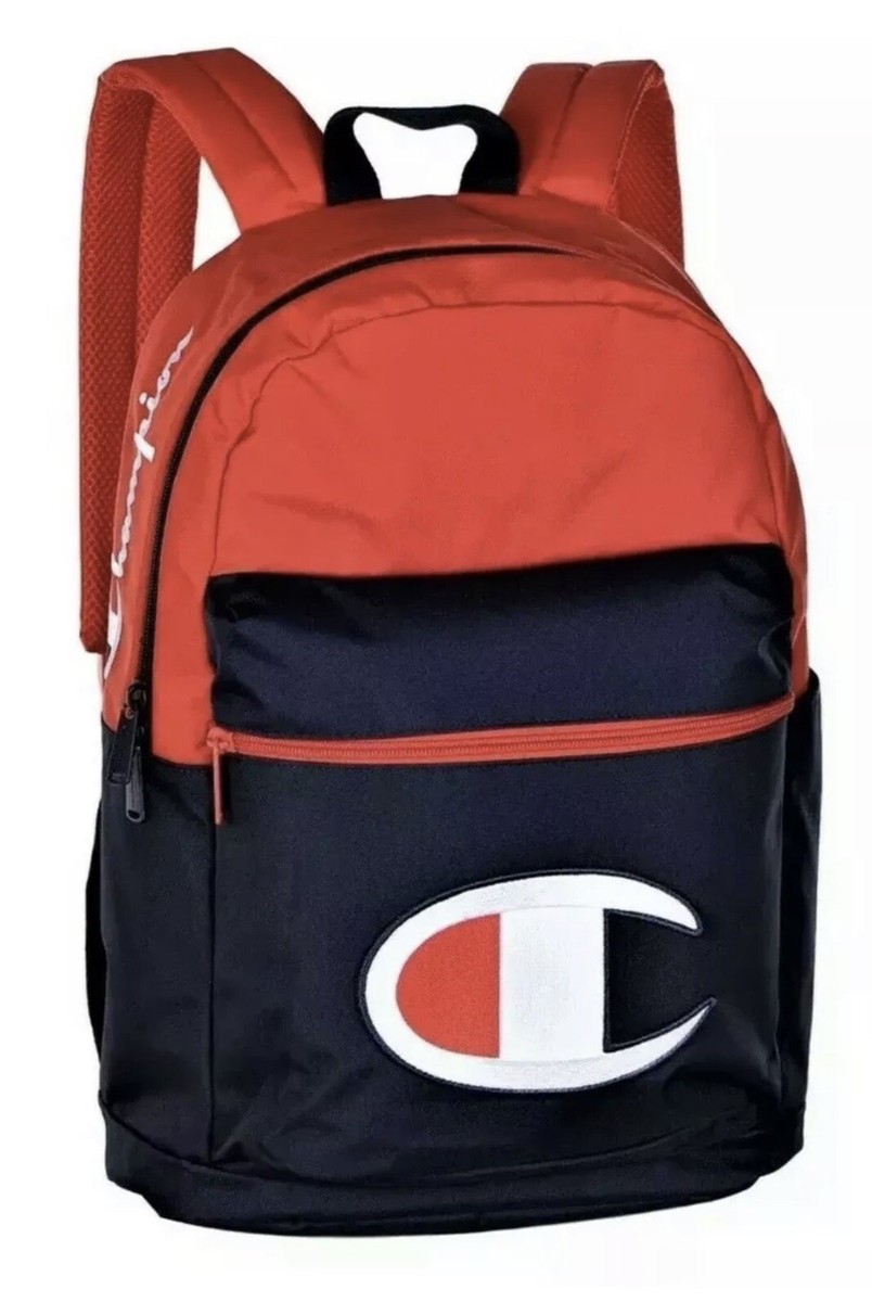 Champion Youth Supersize Backpack Red/navy Padded Laptop Sleeve