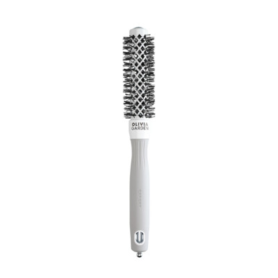 Olivia Garden Rundbürste Keramik Expert Blowout Shine White&Grey 20mm