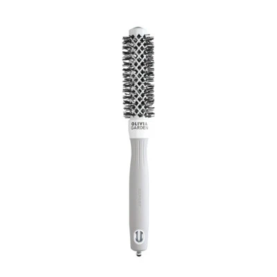 Olivia Garden Rundbürste Keramik Expert Blowout Shine White&Grey 20mm - Bild 1 von 2