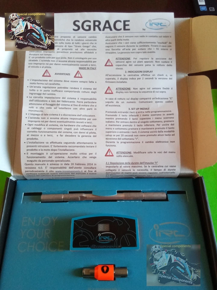 cambio elettronico irc quick shifter honda cb1000 r anno 2008 al 2010 Foto 4 de 4