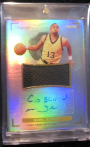 2022 Super Products Keepsake Edition MARK JACKSON Autograph/Jersey card - Picture 2 of 3