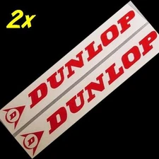 DUNLOP RED 13inch 33cm LONG decal sticker decals r1 moto gp racing sponsor gsxr